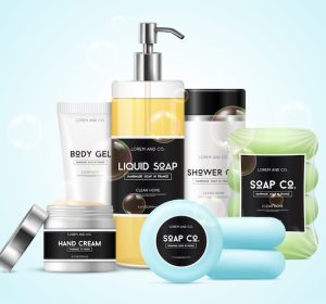 realistic-cosmetics-set-with-soap-cream-shower-gel-vector-illustration_1284-20160